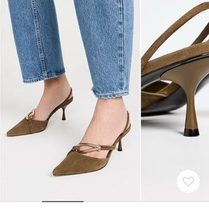 Jonathan Simkhai Tan Slingback Heels